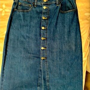Women's Blue Denim Skirt
